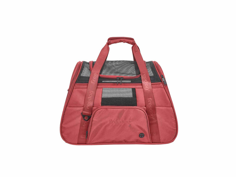 Freedog Denver Premium Pet Carrier RED 50.5 x 23.5 x 35cm - Geanta de Transport