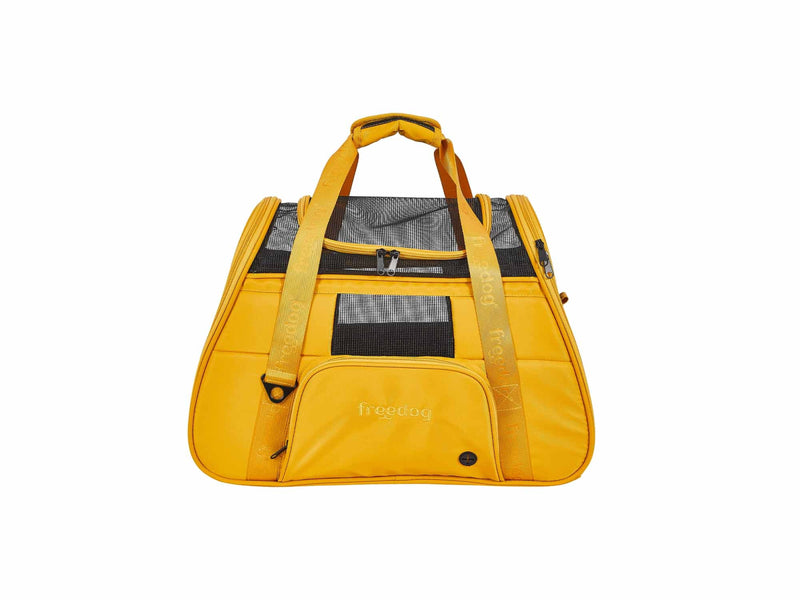 Freedog Denver Premium Pet Carrier YELLOW MUSTARD 50.5 x 23.5 x 35cm - Geanta de Transport
