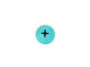 Freedog Emoji Snack Ball Rubber Toy TURQUOISE 6.1CM