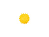 Freedog Emoji Snack Ball Rubber Toy YELLOW 6.1CM