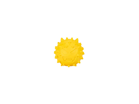 Jucarie caini Freedog Emoji YELLOW, 6,1 cm