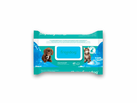 Servetele pisici Freedog Eye Cleaning Large, 28x18 cm