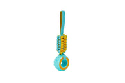 Freedog Kinzo Wheel Teether YELLOW AND TURQUOISE 30 x 8,3 x 4cm