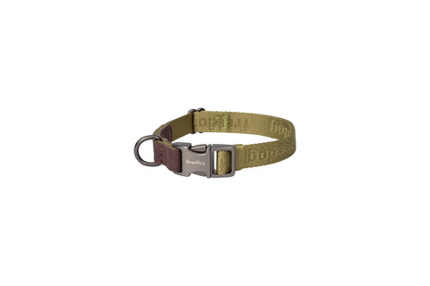 Zgarda caini Freedog Linum GREEN FOREST, 15 mm