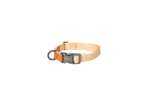 Zgarda caini Freedog Linum SAND BEIGE, 15 mm