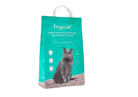 Nisip igienic pisici Freedog Natural Clumping Lavender Soy, 2,5 kg
