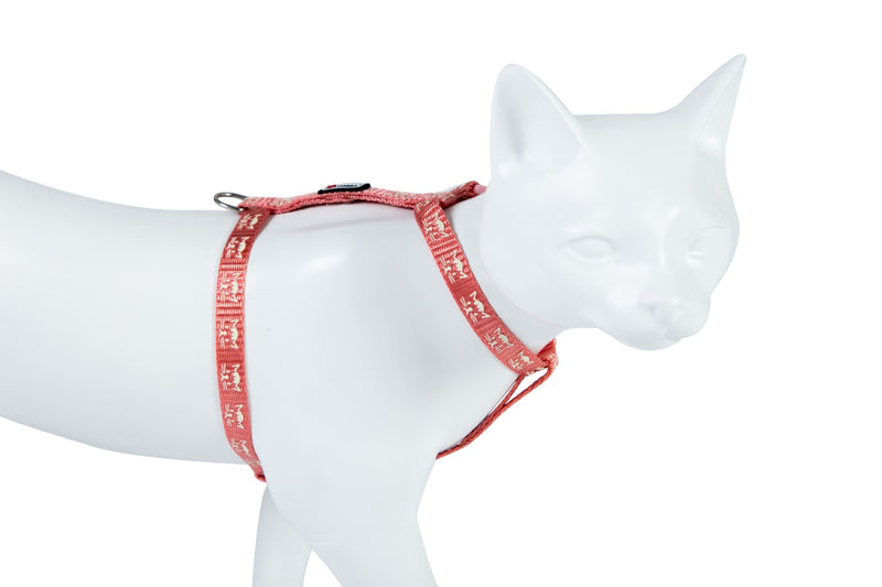 Freedog Reflective Cat Harness PINK 10mm x 19 30cm - Ham