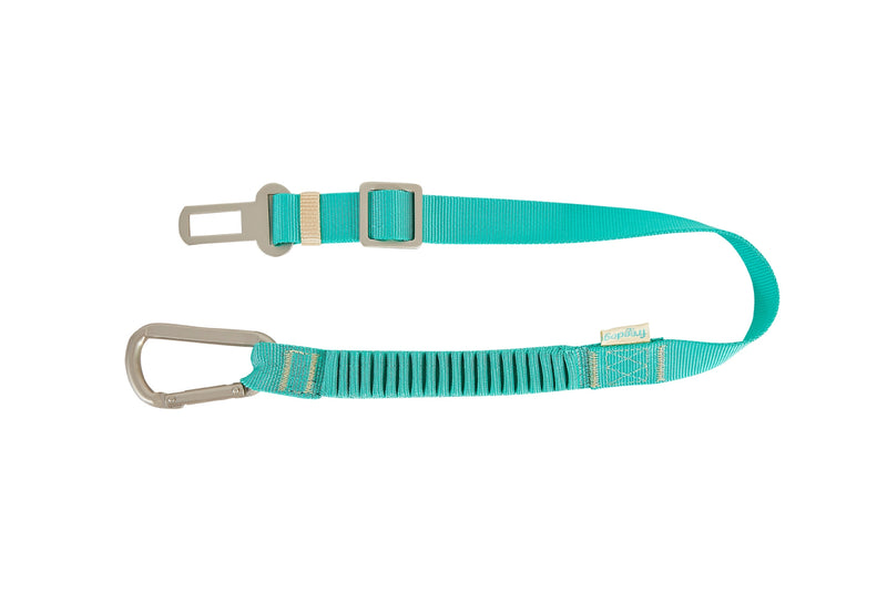 Freedog Saferide PRO Elastic Seat Belt TURQUOISE 25 mm x 55 68 cm - Centura de siguranta