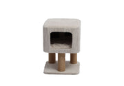 Freedog Sit  Scratch Cat Tree BEIGE 35 x 35 x 47cm