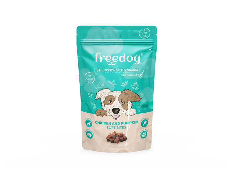 Freedog Snack Semi-Moist Chicken  Pumpkin 100gr (Pui si Dovleac)