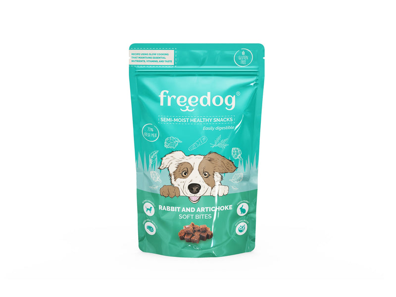 Freedog Snack Semi-Moist Rabbit  Artichoke  100gr (Iepure si Anghinare)