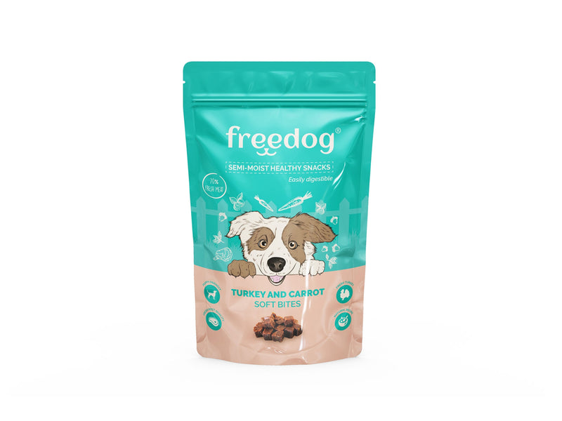Freedog Snack Semi-Moist Turkey  Carrot 100gr (Curcan si Morcov)