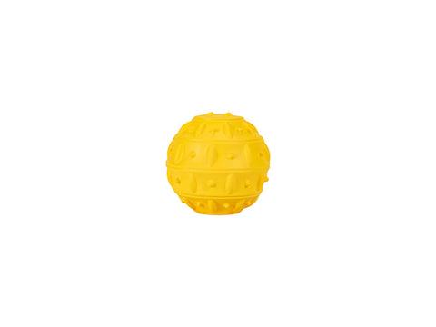 Jucarie caini Freedog Teak YELLOW, 8 cm