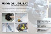 Litiera Automata Pentru Pisici Cu WiFi Si Aplicatie, Autocuratare, 65L, 9L Colectare, Sterilizare Ionica, Smart Cat Litter V1