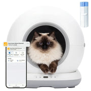 Litiera Automata Smart Cat Litter V6 Cu Spray Deodorizare, Wi-Fi, Senzori, Aplicatie Smart
