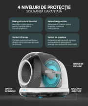 Litiera Automata Smart Cat Litter V7 Camera, Wi-Fi, Senzori, Camera Video, Aplicatie Smart