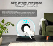 Litiera Automata Smart Cat Litter V7 Camera, Wi-Fi, Senzori, Camera Video, Aplicatie Smart