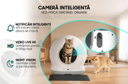 Litiera Automata Smart Cat Litter V7 Camera, Wi-Fi, Senzori, Camera Video, Aplicatie Smart