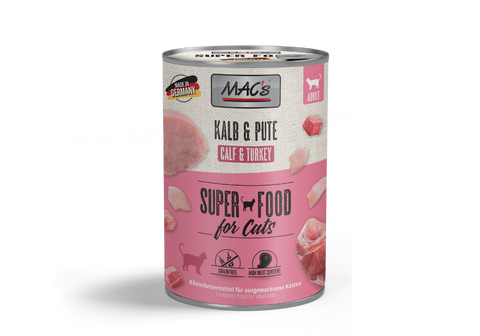 Macs cat Calf and Turkey 400g