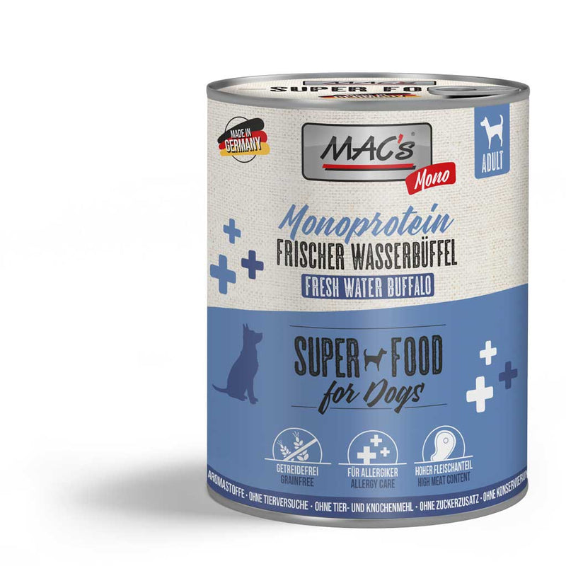 Macs Dog Mono Water Buffalo 800g (Bivol)