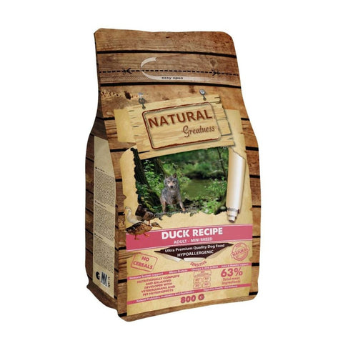Natural Greatness Dog Duck Recipe Adult Mini Breed 800g