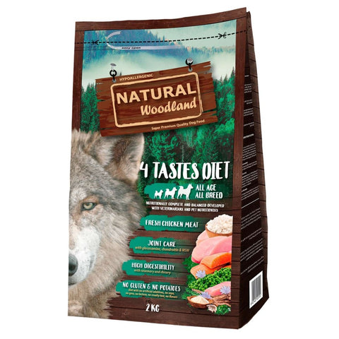 Natural Woodland 4 Tastes Diet  2kg