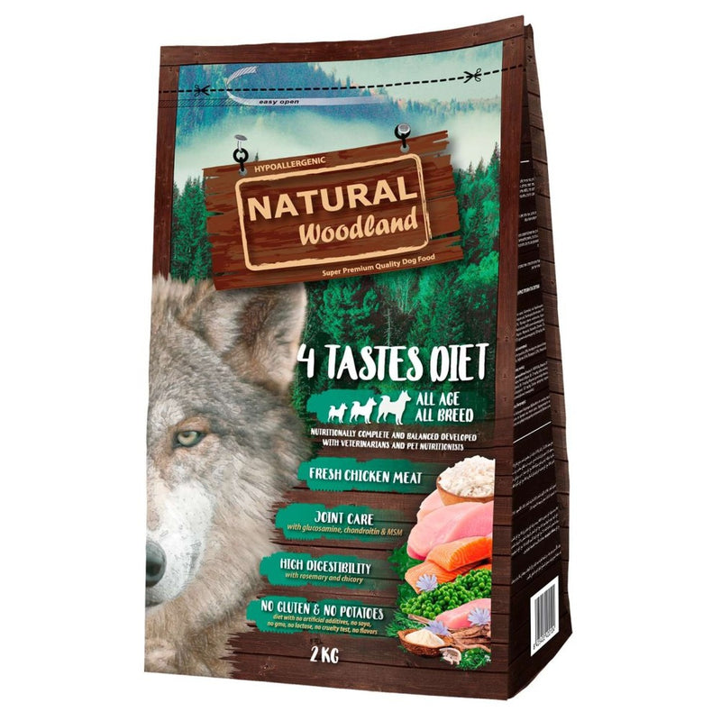 Natural Woodland 4 Tastes Diet  2kg