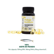 WILD BALANCE PELAJE RADIANTE - Capsule Omega 3 din Ulei de Peste pentru Caini si Pisici