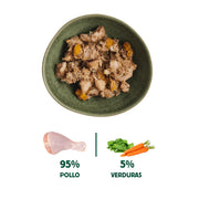 Wild Balance Cat Chicken and Vegetables 120g - BARF Philosophy (Pui si Legume)