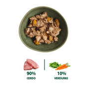Wild Balance Dog Pork with Fresh Veggie 400g - BARF Philosophy (Porc si Legume)
