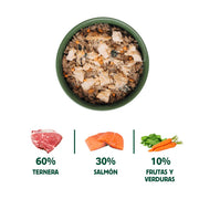 Wild Balance Dog Salmon and Beef 400g - BARF Philosophy (Somon si Vita)