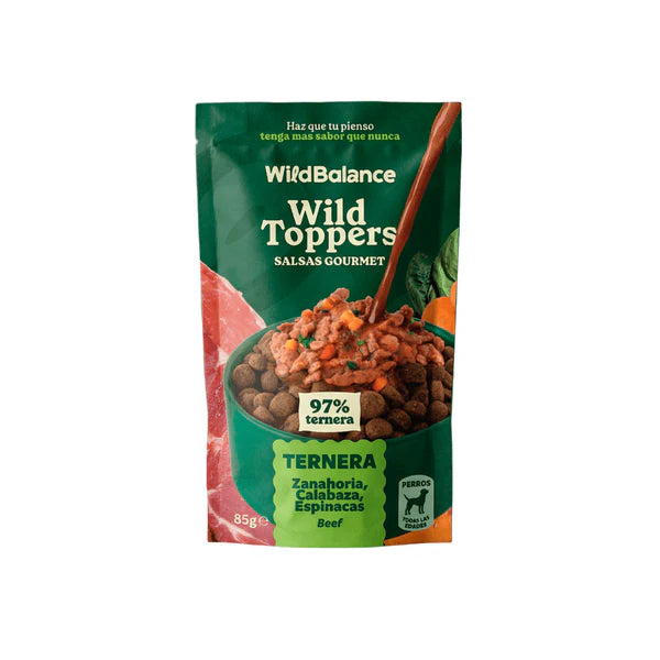 Wild Balance Dog Toppers Beef and Vegetables 85g - Salsas Gourmet (Vita si Legume)