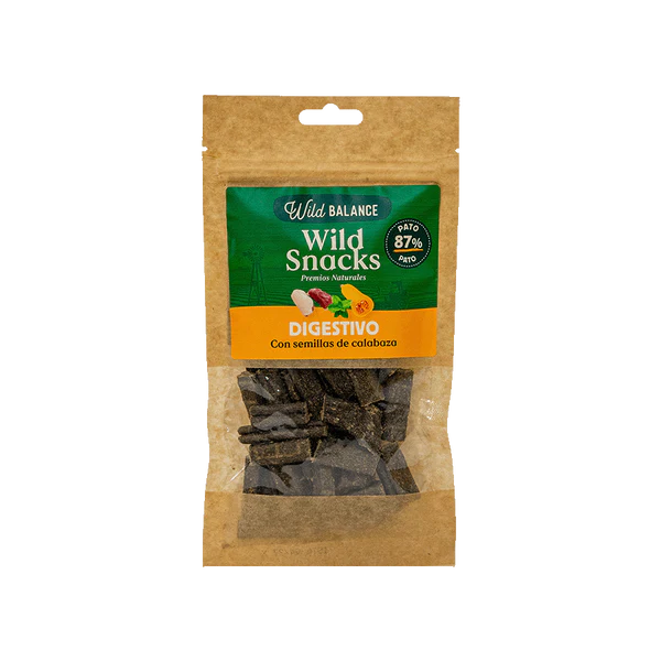 Wild Balance Dog Wild Snacks Digestive Duck 75g ,   Recompense pentru Caini cu Rata